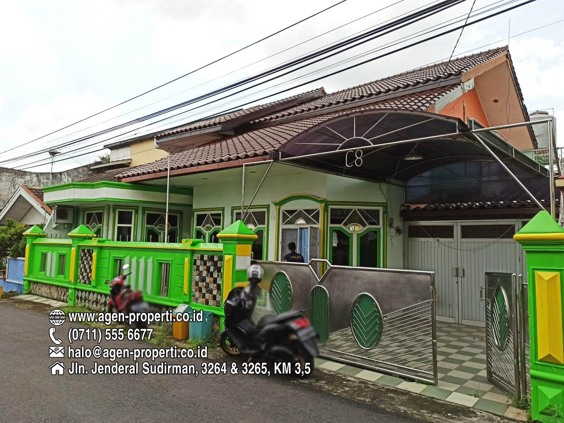 DIJUAL RUMAH FULL FURNISHED KOMPLEK TIRTA GARDEN JALAN AKBP CIK AGUS PALEMBANG