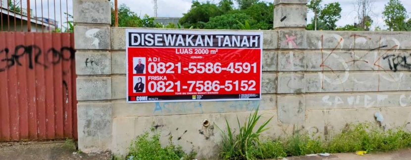 tanah sewa di palembang