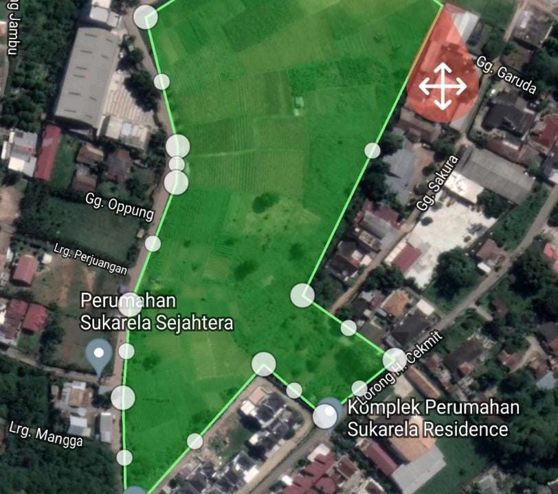 Dijual tanah jalan sukarela Palembang (5)