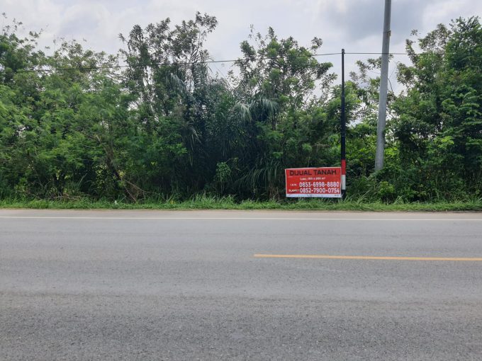 Dijual Tanah 2 Hektar Jalan Sriwijaya Raya Km 26 Indralaya