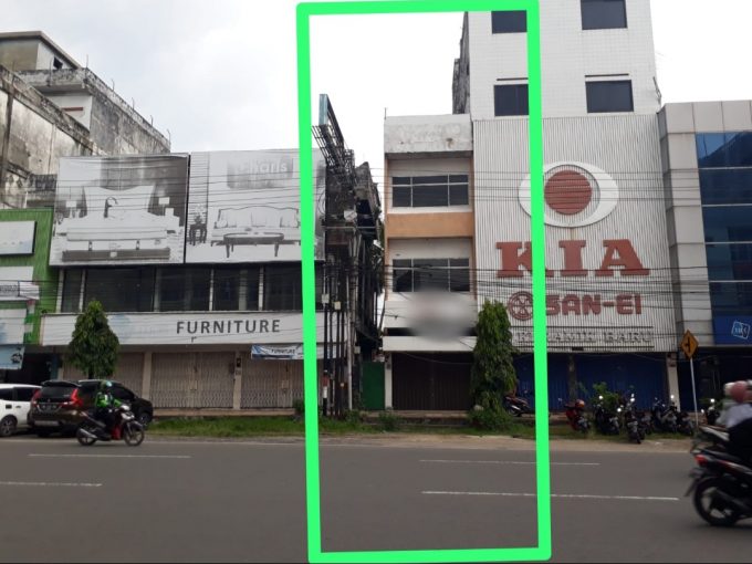 Disewakan Ruko 3 Lantai di Tengah Kota Jln Kolonel Atmo Palembang
