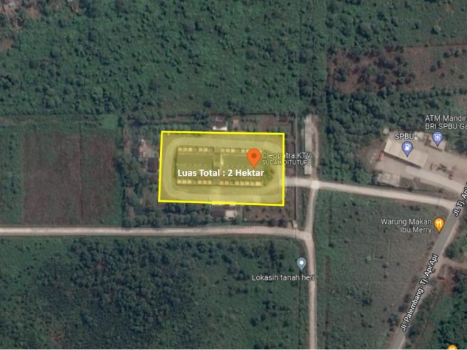 Dijual Tanah Siap Pakai Gasing Talang Kelapa Banyuasin