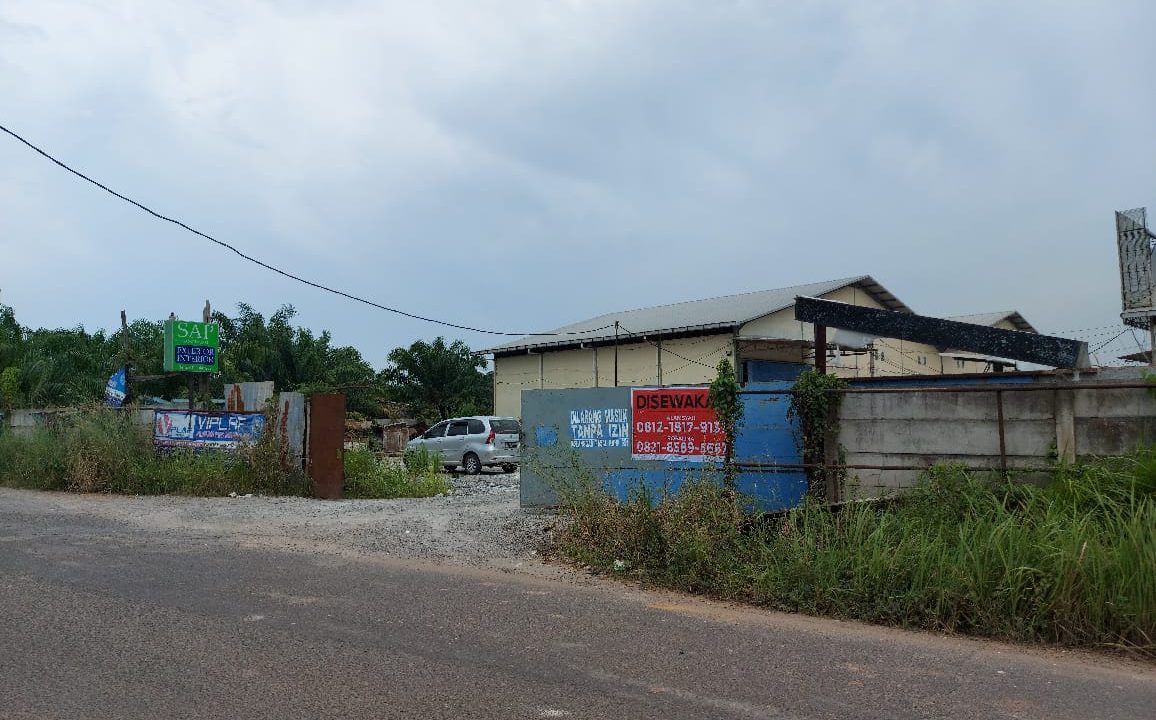 Disewakan 3 Lahan Kosong siap Pakai di Komplek Pergudangan Jl Bumi Mas Km 12 Palembang (1)