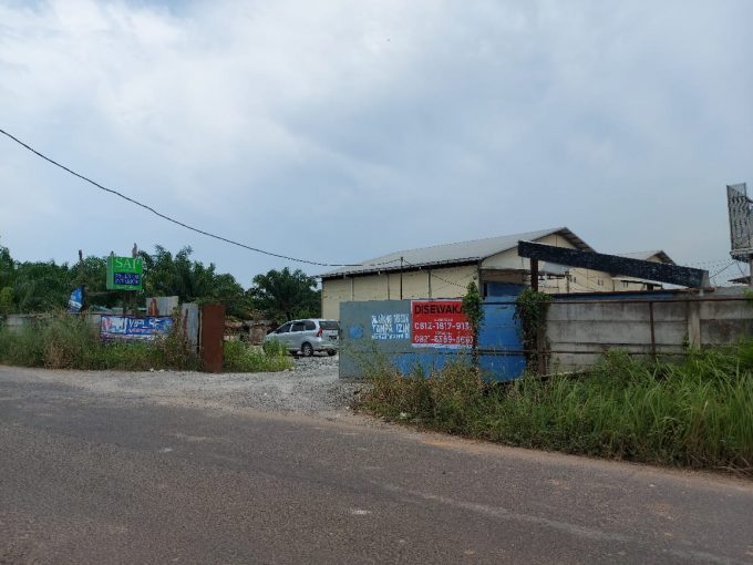 Disewakan 3 Lahan Kosong siap Pakai di Komplek Pergudangan Jl Bumi Mas Km 12 Palembang