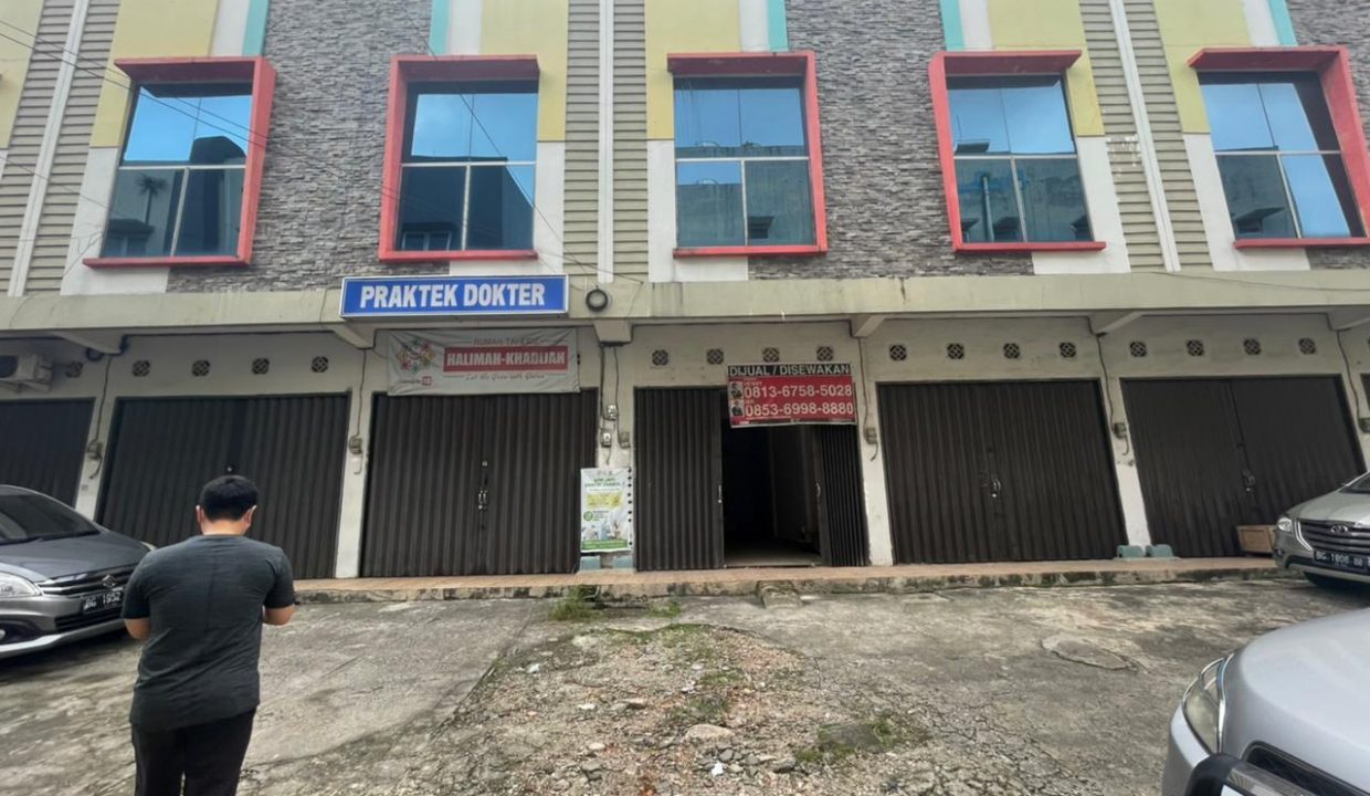 Disewakan Ruko 2 Lantai Lokasi di Lemabang Mas Jln Yos Sudarso Palembang (1)