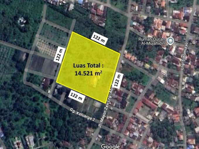 TANAH JALAN MAYOR ZEN PUSRI PALEMBANG (1)