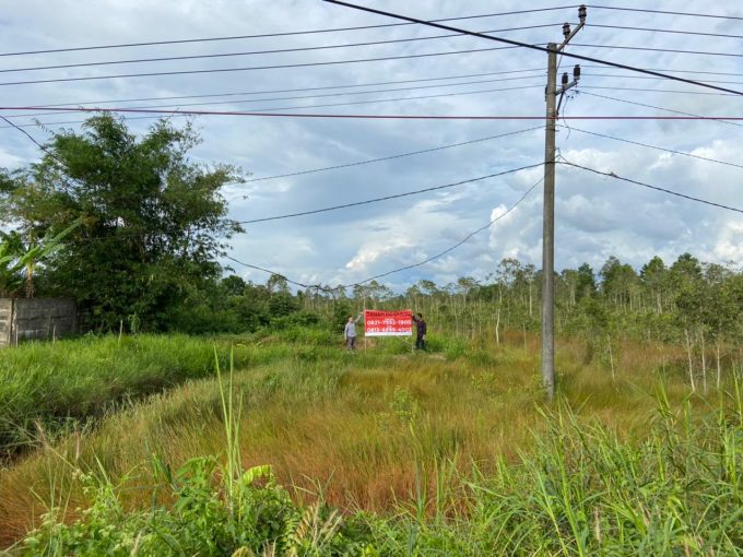 Dijual Lahan Strategis Tepi Jalan Tanjung Api Api Km 13 Banyuasin