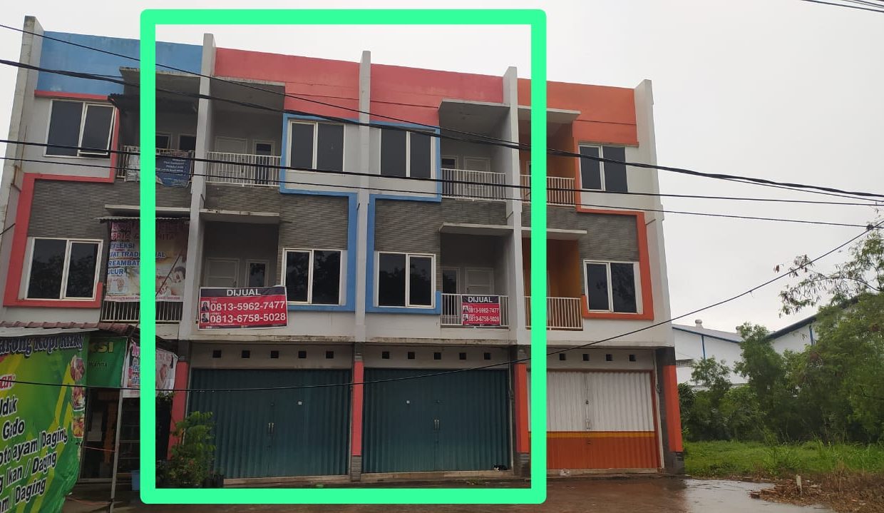 Dijual 2 Ruko Persis depan Terminal Alang Alang Lebar (1)