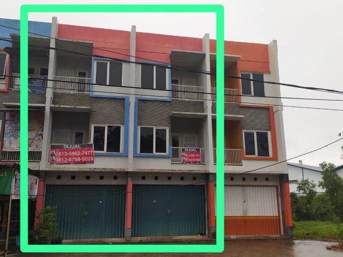 Dijual 2 Ruko Persis depan Terminal Alang Alang Lebar Palembang