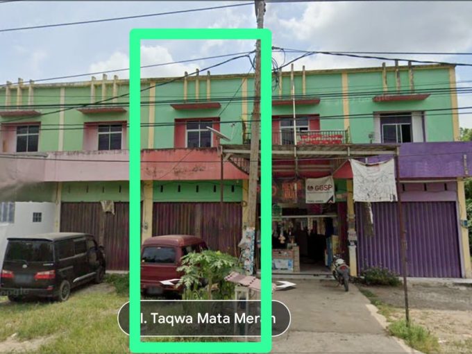 Dijual 1 Unit Ruko Jalan Taqwa Mata Merah Palembang