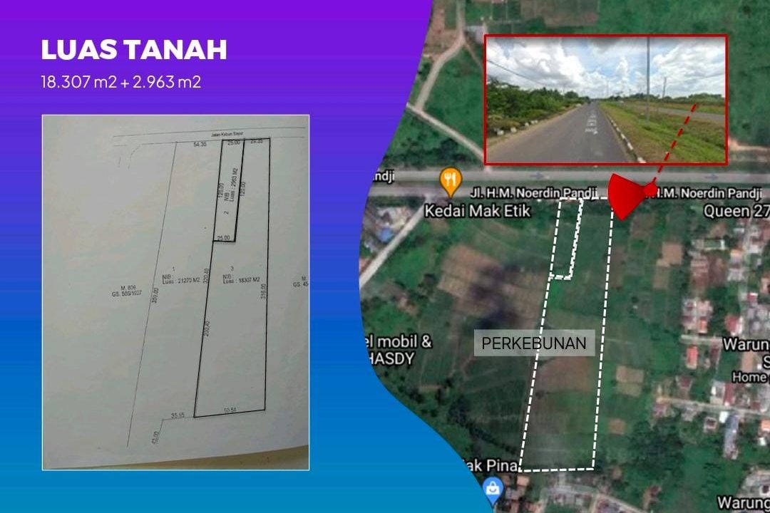 Dijual Tanah Jl. Hm Noerdin Pandji Palembang (12)