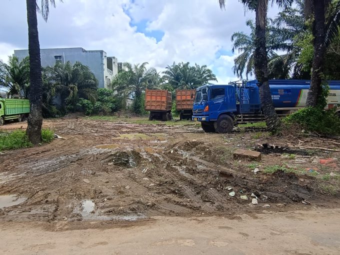 DIJUAL TANAH PADAT SIAP BANGUN JALAN RAYA PALEMBANG BETUNG KM 14 BANYUASIN