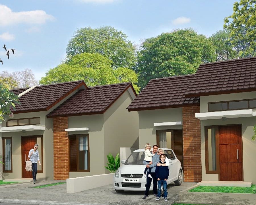 DIJUAL 4 UNIT RUMAH MINIMALIS MODERN DI KOMPLEK SRIWIJAYA GARDEN (0,6)