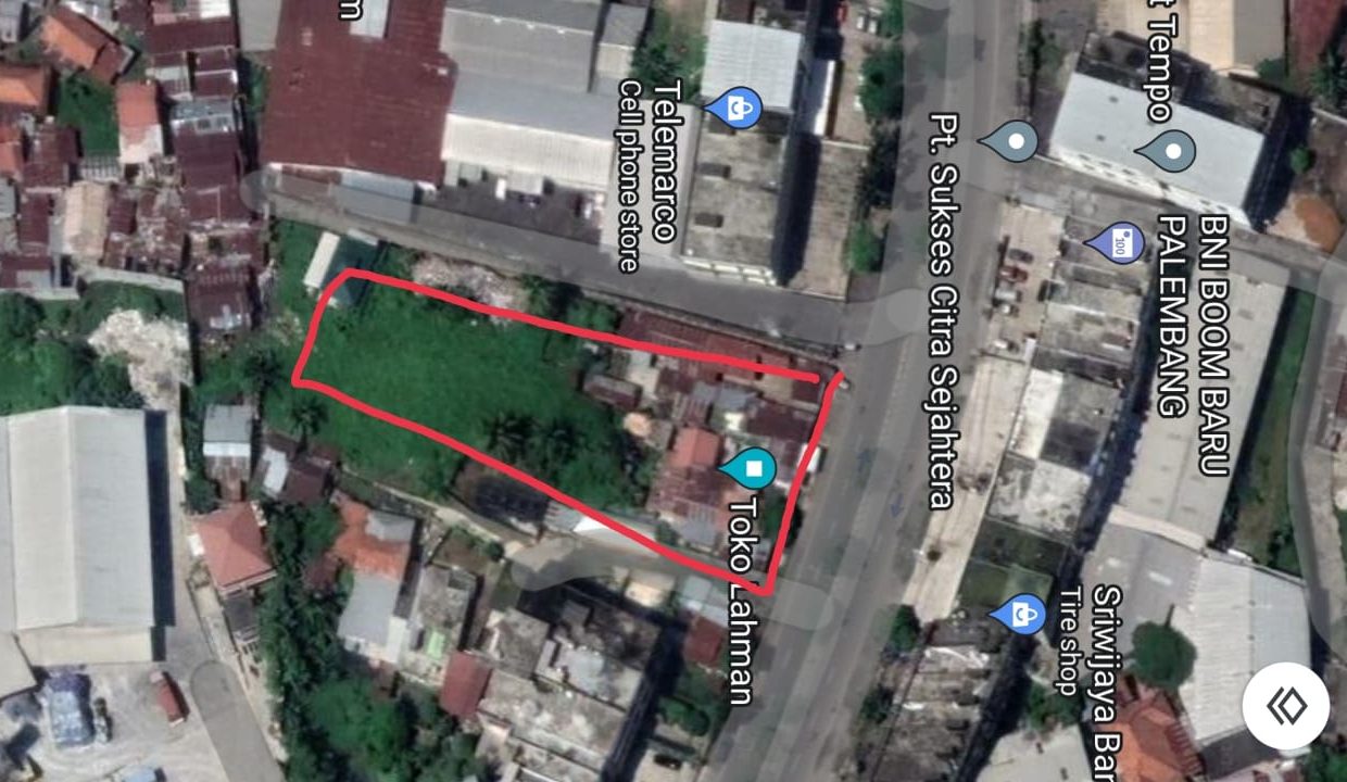 DIJUAL Lahan Tanah DI JL. Perintis Kemerdekaan PALEMBANG (2)