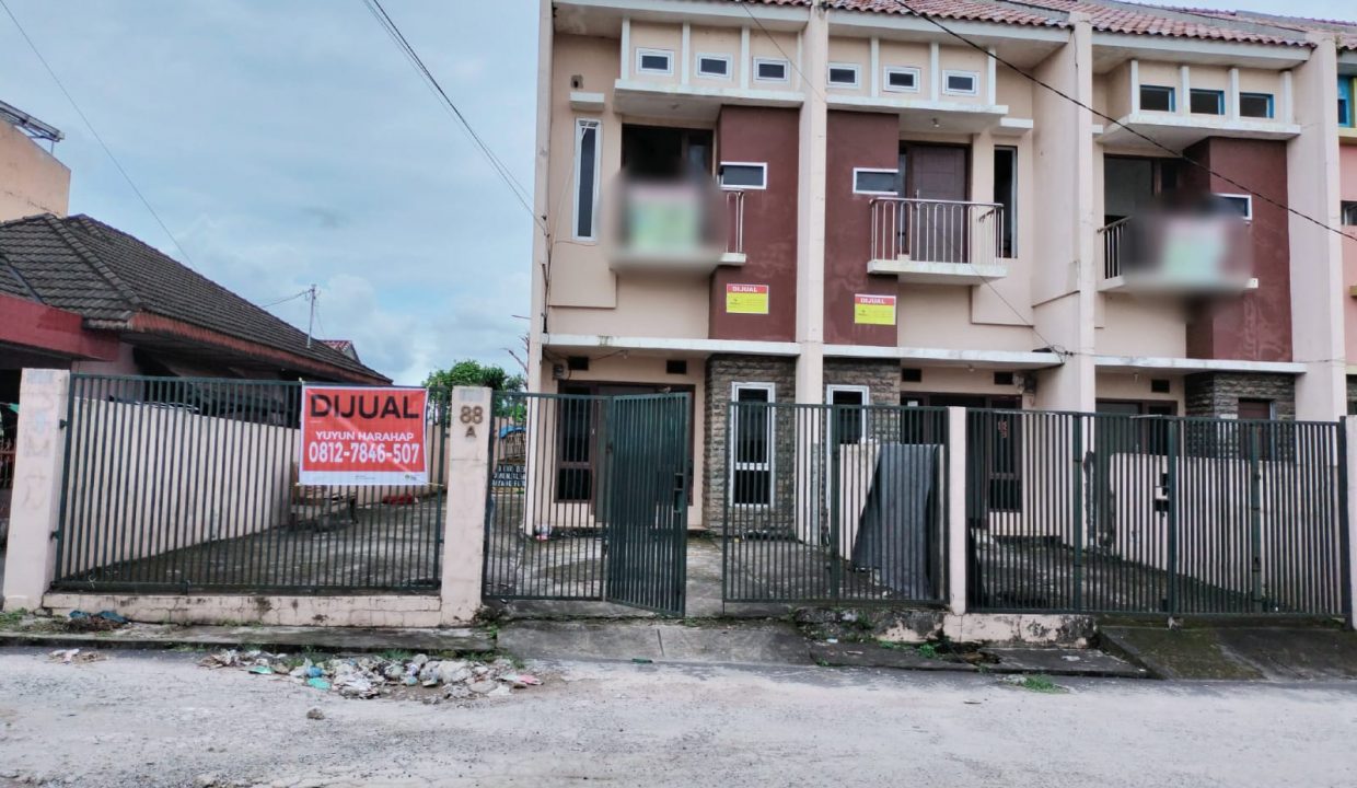 Dijual townhouse murah 2 lantai jalan sei.hitam ilir barat I Palembang (1)