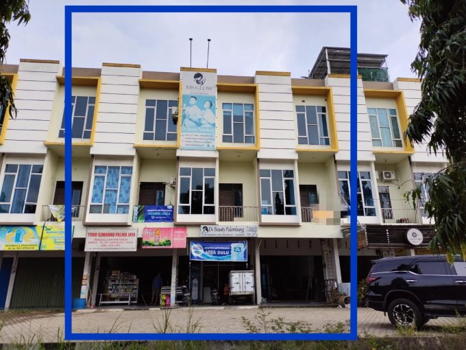 Dijual 3 Unit Ruko Strategis Kawasan Perumnas Talang Kelapa Palembang