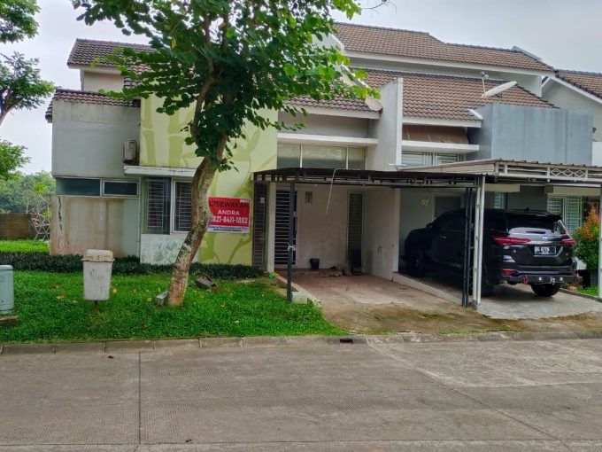 Disewakan Rumah Cluster Somerset East CitraGrand City Palembang