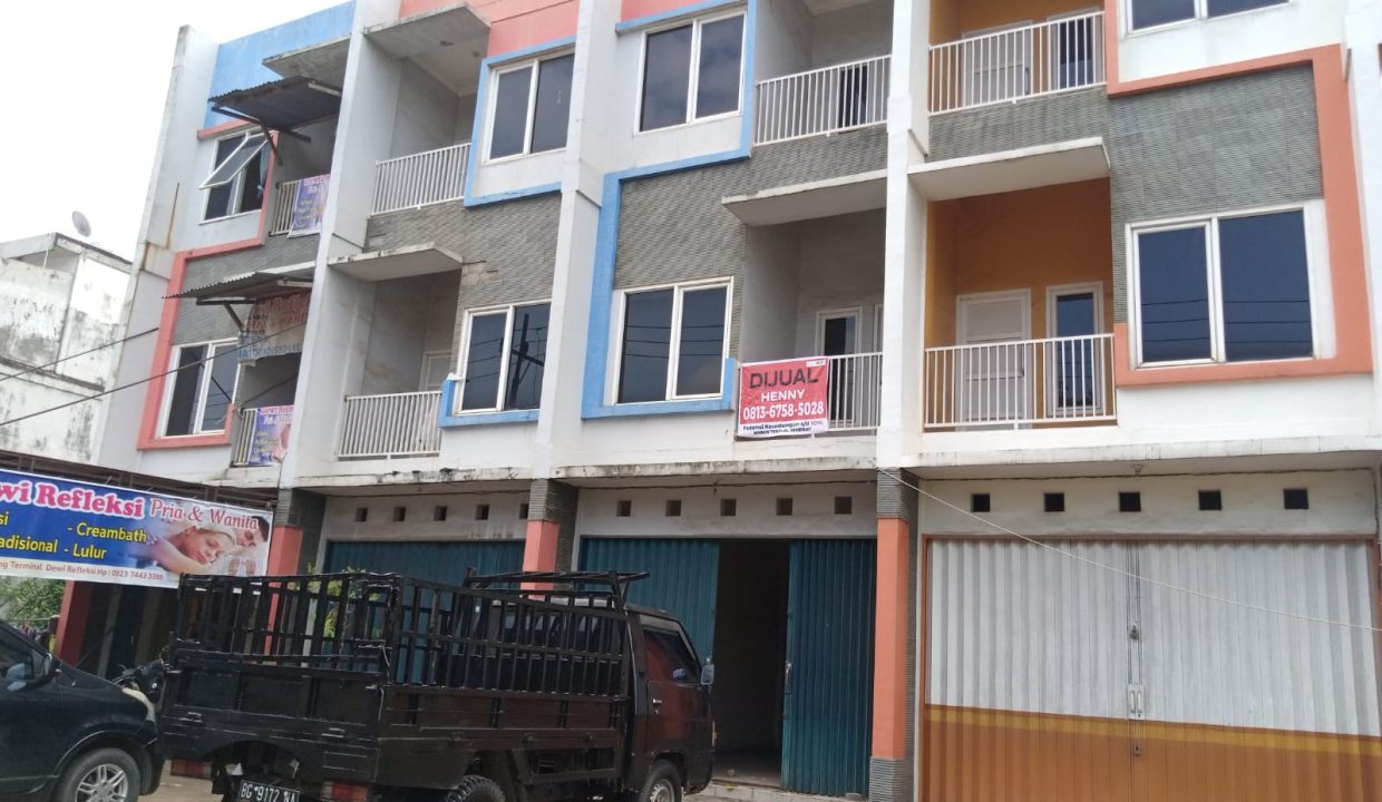 Dijual 2 unit Ruko di depan Terminal Alang Alang Lebar Palembang (0,71)