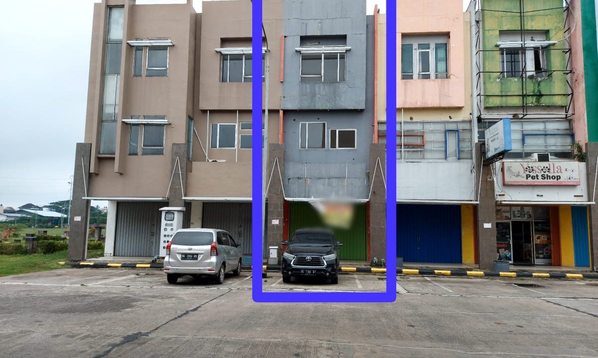 Disewakan Ruko 3 Lantai dalam Komplek PTC Mall Jalan R. Sukamto Palembang (0,1)