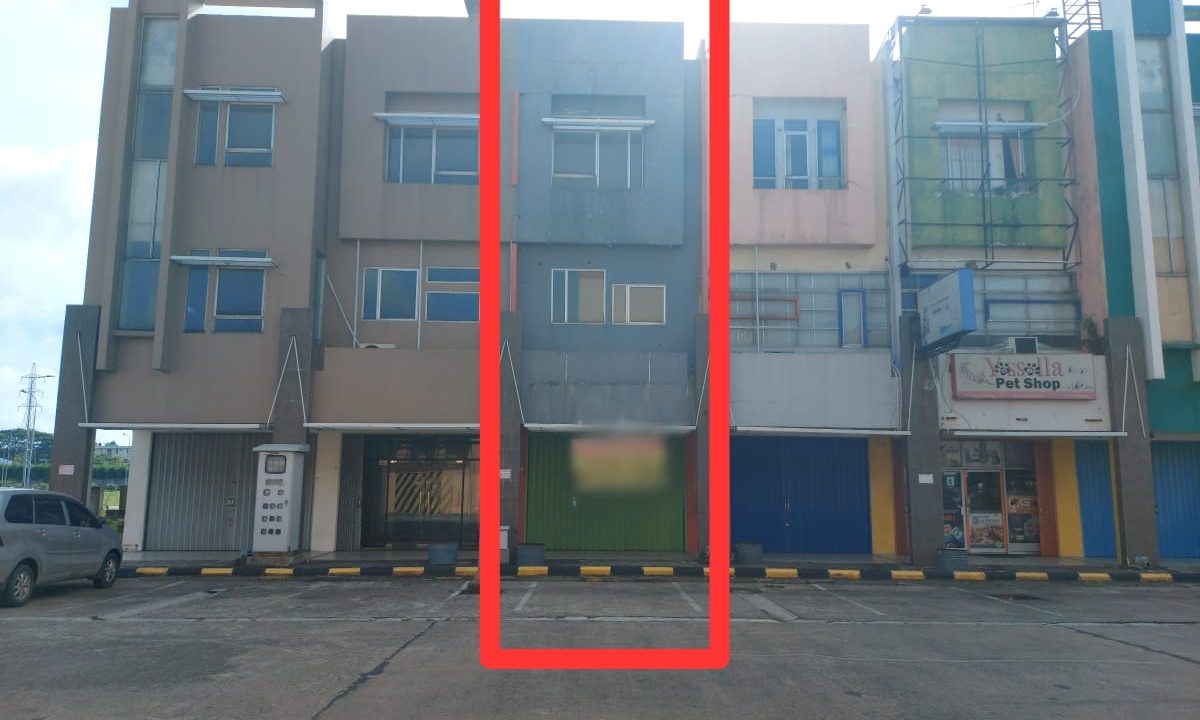 Disewakan Ruko 3 Lantai dalam Komplek PTC Mall Jalan R. Sukamto Palembang (0,8)