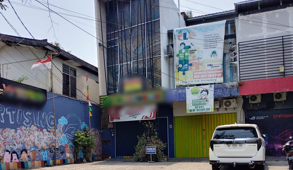 DIJUAL RUKO PANJANG JALAN JAKSA AGUNG R SUPRAPTO PALEMBANG (0,2)