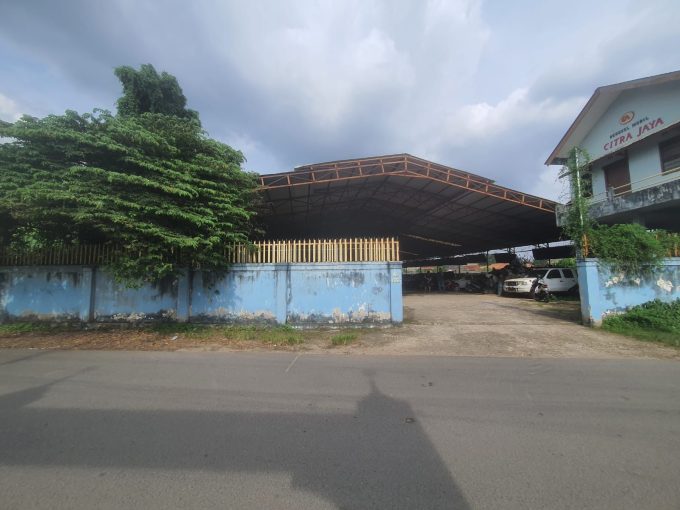 DIJUAL GUDANG LUAS JALAN HUSNI THAMRIN SUKABANGUN PALEMBANG