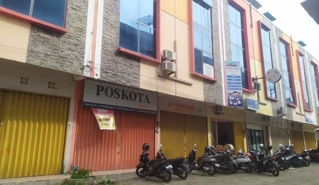 DIJUAL RUKO KOMPLEK KAN MAS MP MANGKUNEGARA PALEMBANG (1,6)