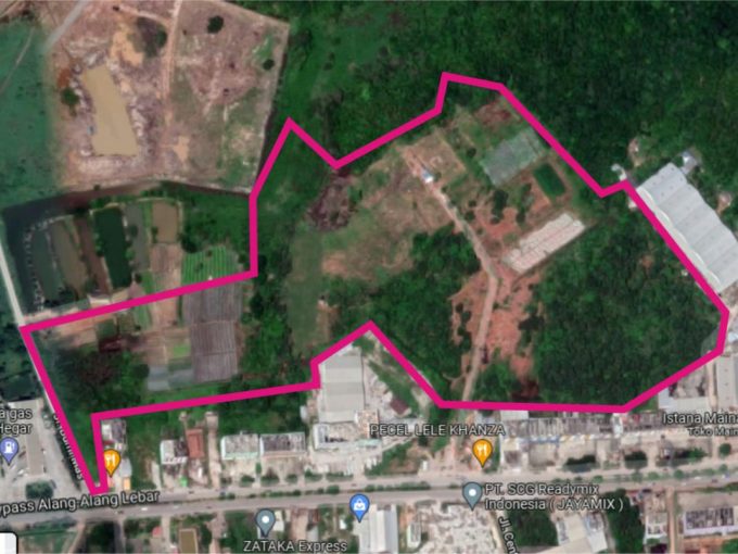 DIJUAL TANAH SIAP BANGUN JALAN BYPASS ALANG ALANG LEBAR PALEMBANG