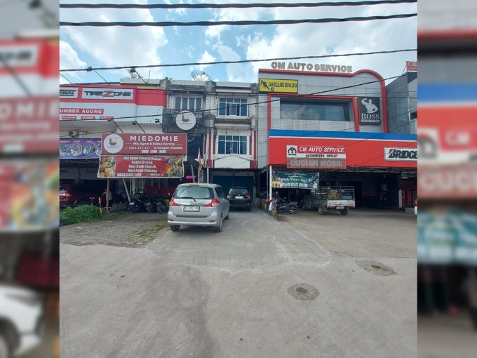 DISEWAKAN RUKO 3 LANTAI JALAN R SOEKAMTO PALEMBANG
