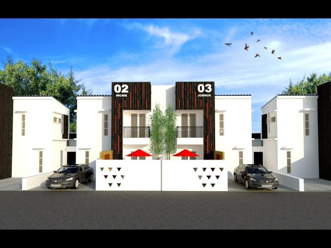 DIJUAL TOWNHOUSE BARU MINIMALIS MODERN 2 MENIT KE JALAN SOEKARNO HATTA PALEMBANG