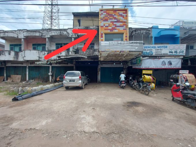 DISEWAKAN RUKO 3 LANTAI JALAN MP MANGKUNEGARA SAKO KENTEN PALEMBANG