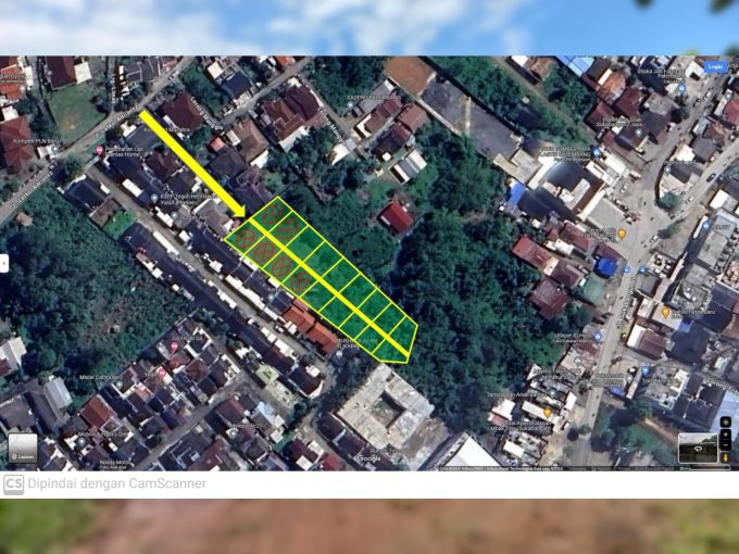 DIJUAL TANAH KAVLING SUKABANGUN 2 JALAN LETKOL ADRIANZ PALEMBANG