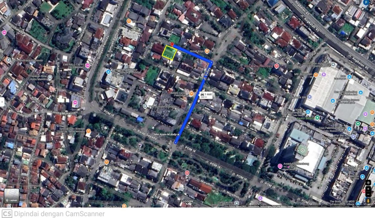 DIJUAL TANAH JALAN VOLLEY KAMPUS DEKAT TVRI PALEMBANG (1)