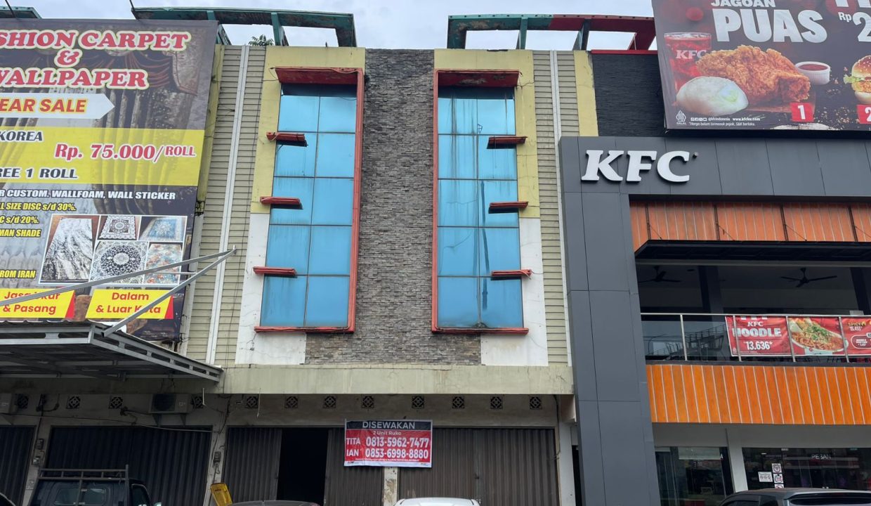 SEWA RUKO SIMPANG BANDARA SOEKARNO HATTA PALEMBANG (2)