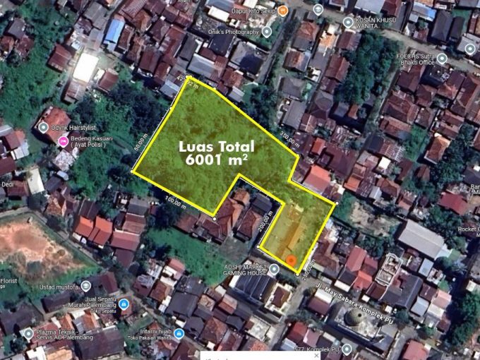 TANAH KOMPLEK PU SEKIP PALEMBANG (1,3)