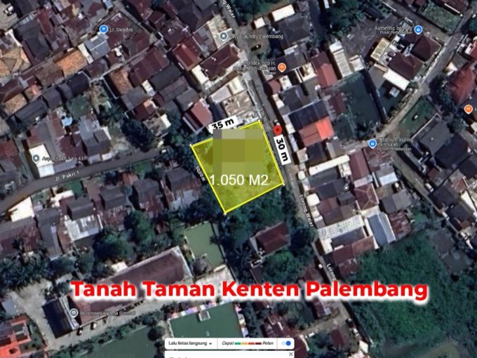 DIJUAL TANAH KAVLING KAWASAN TAMAN KENTEN PALEMBANG