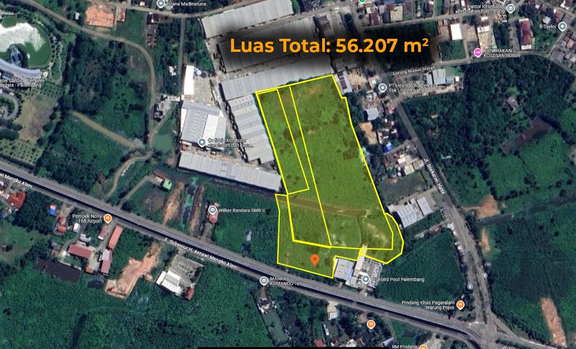 DIJUAL TANAH 5,6 HA ARAH BANDARA SMB II PALEMBANG (1)