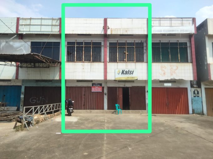 DIJUAL 2 RUKO GANDENG JALAN RAYA LINTAS KM 12 PALEMBANG