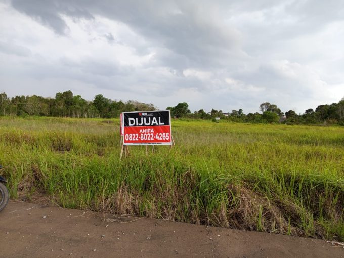 DIJUAL TANAH DEKAT GARDU PLN TANJUNG BARANGAN PALEMBANG