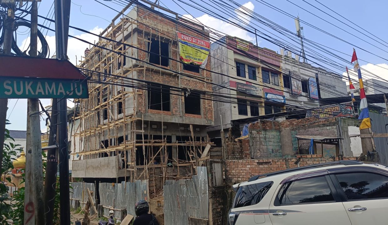 DIJUAL RUKO BARU HOOK JALAN KOLONEL H BURLIAN KM 7 PALEMBANG (0,6)