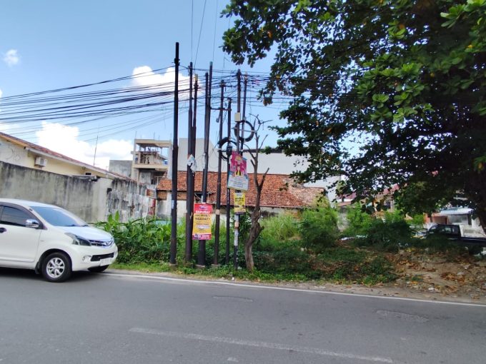 DIJUAL TANAH HOOK JALAN RAJAWALI PALEMBANG