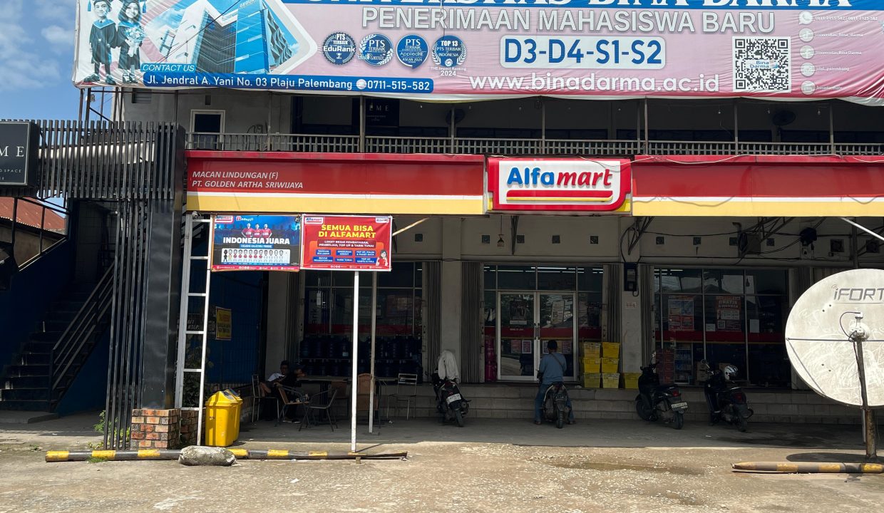 DIJUAL 5 RUKO SOEKARNO HATTA PALEMBANG (1,1)