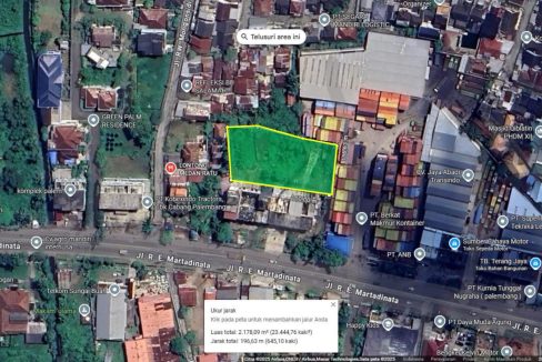 DIJUAL TANAH JALAN RE MARTADINATA PALEMBANG (1)