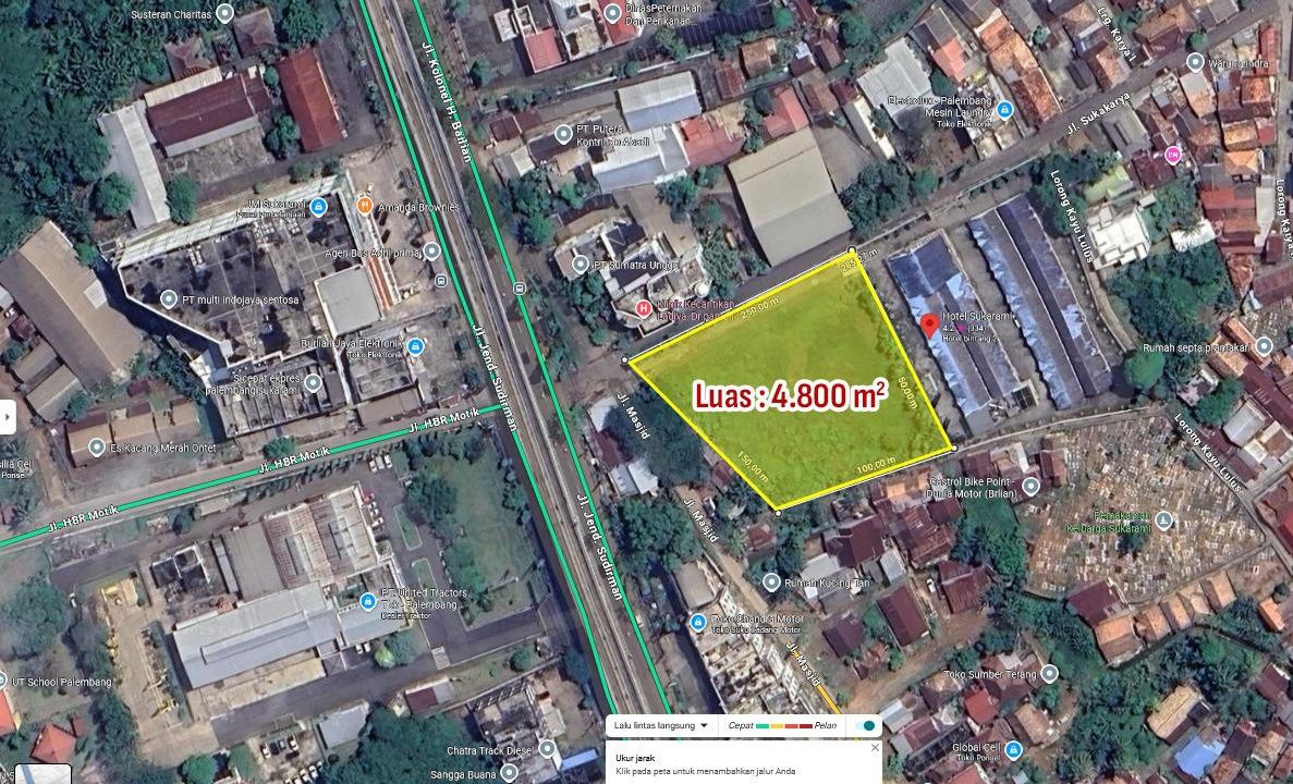 SEWA TANAH KOLONEL BURLIAN KM 8 PALEMBANG Cocok Buat Lapangan Padel (1)