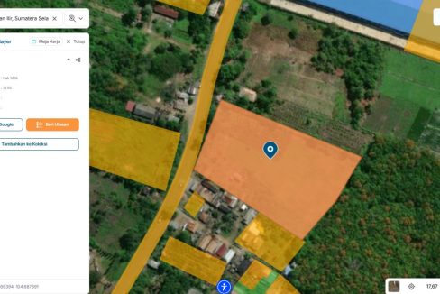 DIJUAL TANAH KERAS JALAN SRIWIJAYA RAYA PALEMBANG INDRALAYA KM 26 (1)