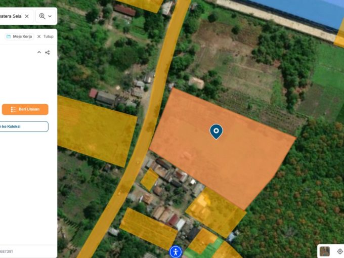 DIJUAL TANAH KERAS JALAN SRIWIJAYA RAYA KM 26 INDRALAYA – PALEMBANG