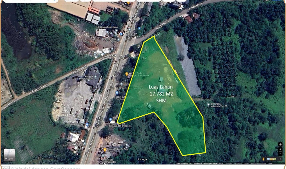DIJUAL TANAH SOEKARNO HATTA PALEMBANG (1)