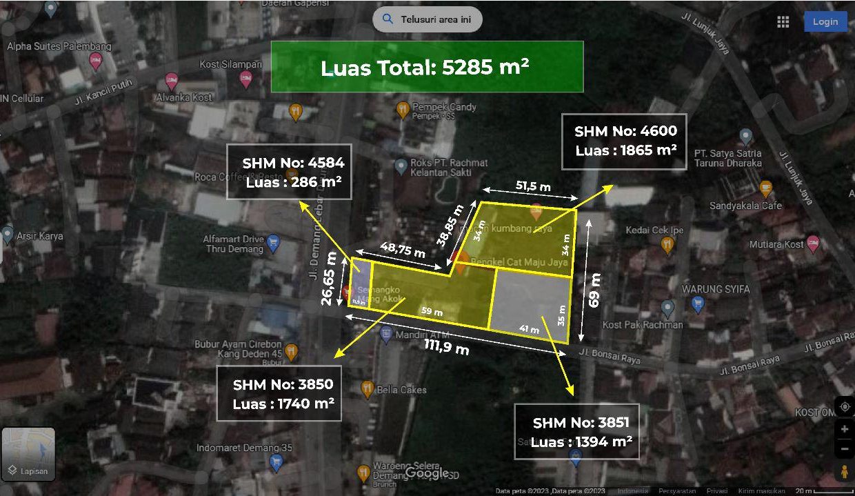 DIJUAL TANAH DEMANG LEBAR DAUN PALEMBANG (7)