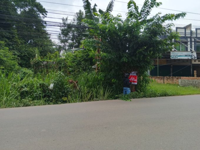 DIJUAL TANAH PINGGIR JALAN JALAN AMD TALANG JAMBE PALEMBANG