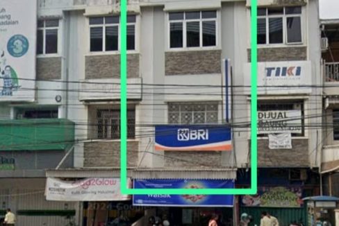 DIJUAL RUKO 4 LANTAI EX BANK JALAN KOLONEL H BURLIAN PALEMBANG (1)